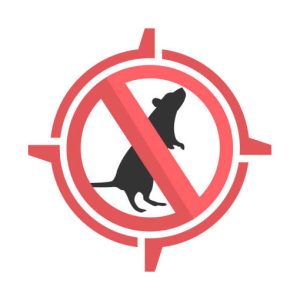 Pest control, insect, get rid of rats and insects. Stop, warning, forbidden. No, prohibit signs, target, rat exterminator vector design and illustration.